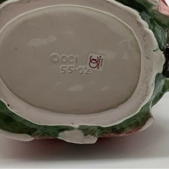 COPY - Omnibus Poinsettia Teapot from Fitz and Floyd tea pot discontinued rare … - Picture 10 of 10